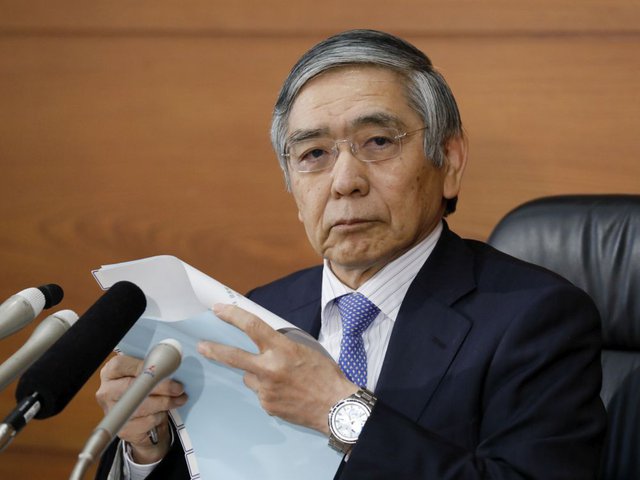 Szef Banku Japonii Haruhiko Kuroda Zwrócił Się Do Parlamentu (28.03.2018)